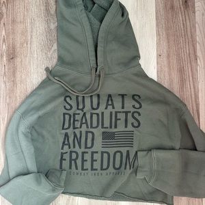 Combat Iron Apparel cropped sweatshirt